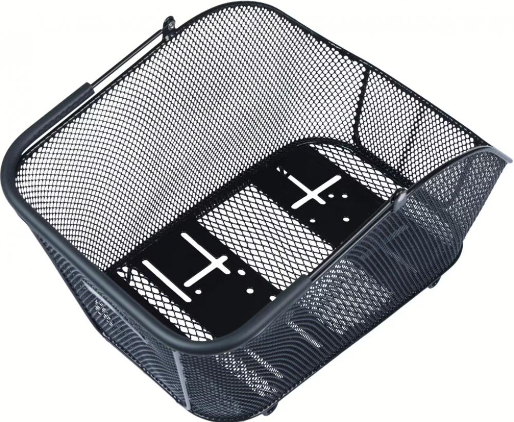 Basil Icon M Multi System NX - Hinterradkorb, engmaschiger Stahl, schwarz
