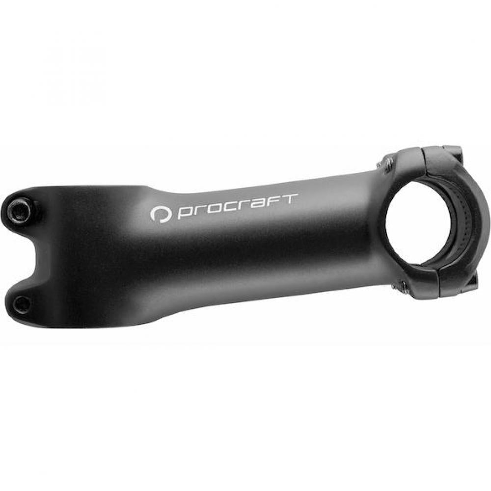Procraft Ahead Vorbau SL 6° / 130 mm, 25,4 mm, Schwarz - Leichter Aluminium-Vorbau mit CNC-Bearbeitung