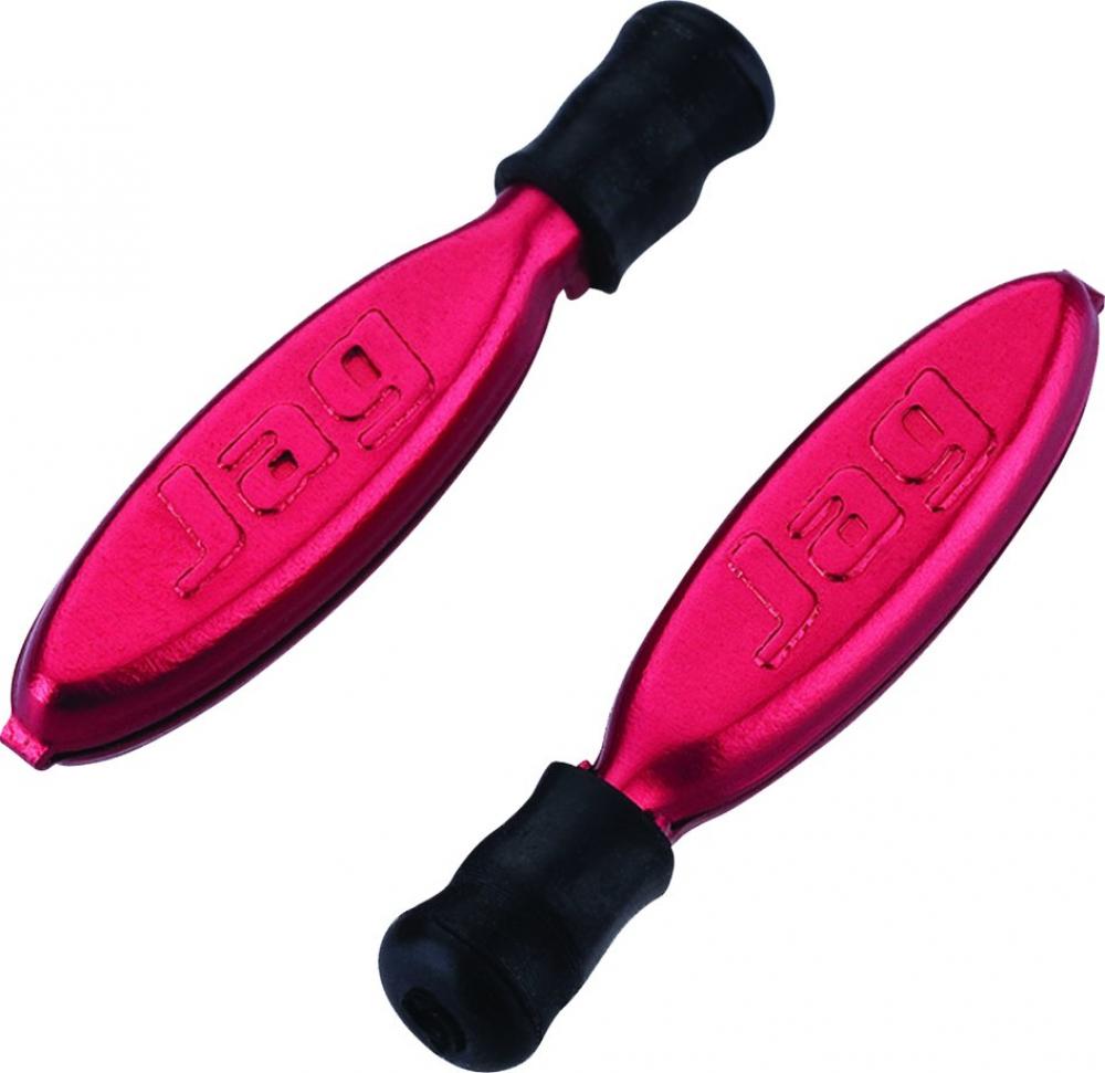 Jagwire Zugendhülsen Non-Crimp 5 mm Rot - wiederverwendbare Endhülsen in moderner Ausführung