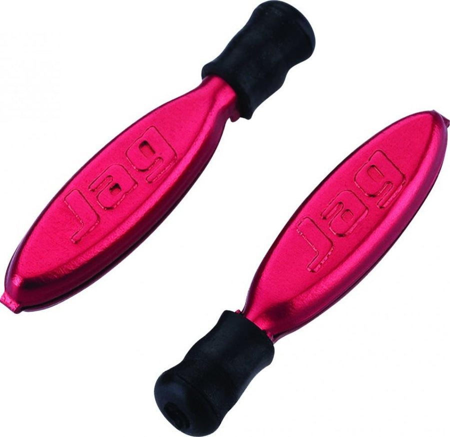 Jagwire Zugendhülsen Non-Crimp 5 mm Rot - wiederverwendbare Endhülsen in moderner Ausführung