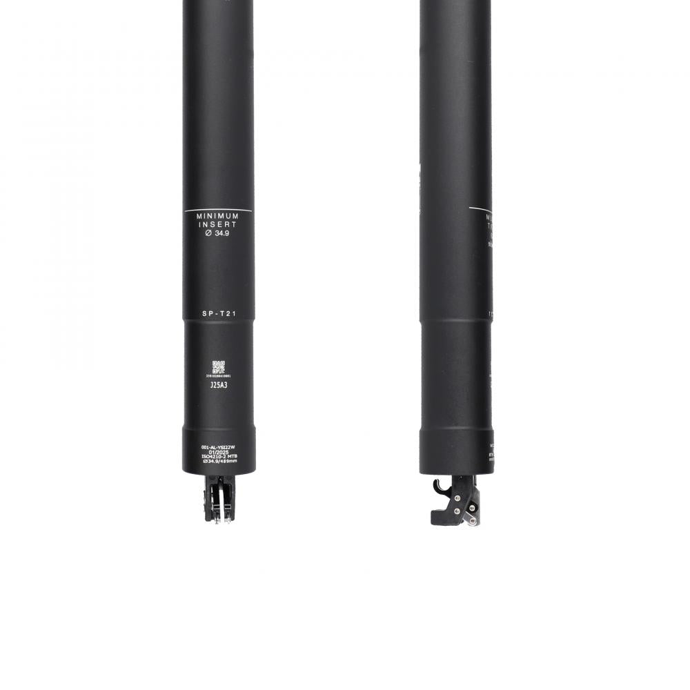 XLC SP-T21 Vario-Sattelstütze 27,2 mm - 70 mm Hub - Schwarz
