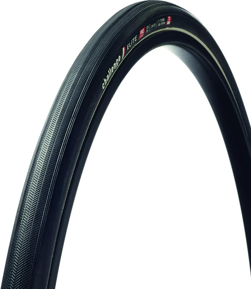 Challenge Road-Reifen Elite Pro Handmade Tubular 25-622 Schwarz/schwarz - langlebiger Trainings- und Rennreifen