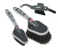 Muc-Off 3x Brush Set - Premium Bürstenset für Fahrradreinigung, 3-teilig, Schwarz