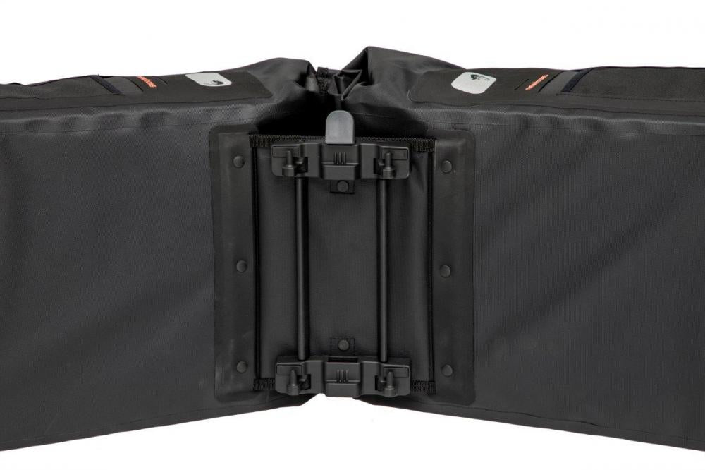 New Looxs Doppelpacktasche Varo Racktime Black 2×24L Black - wasserdichte Gepäckträgertasche