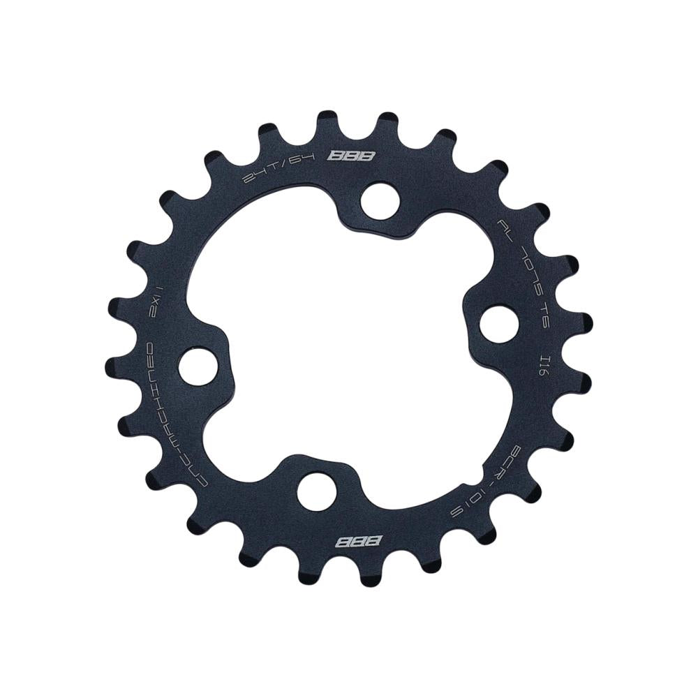 Kettenblatt Mtbgear Shimano Xt 24t 64mm Schwarz - Präziser Antrieb Für Moderne Ausführung