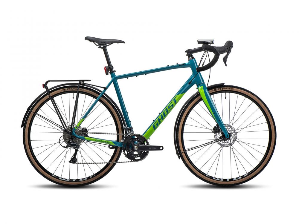 GHOST Road Rage EQ AL blue green/lime green glossy Größe XL