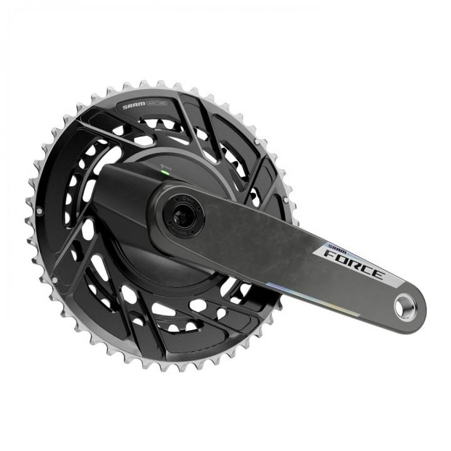 SRAM Kurbelgarnitur Kurbelgarnitur Quarq Force E1 172 - 5 mm 46-33T - präziser AXS Powermeter für Performance-Fahrer