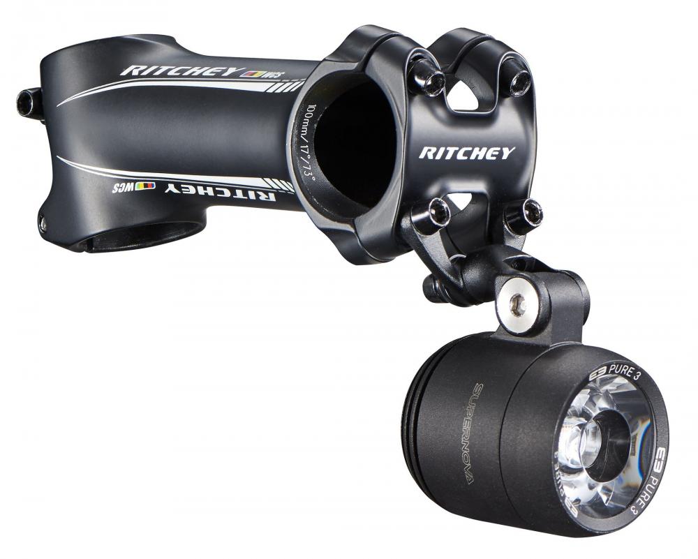 Ritchey Universal Vorbauhalterung für Supernova-Leuchten, kompatibel mit C220/4-Axis 44 Vorbauten, aus geschmiedetem Aluminium