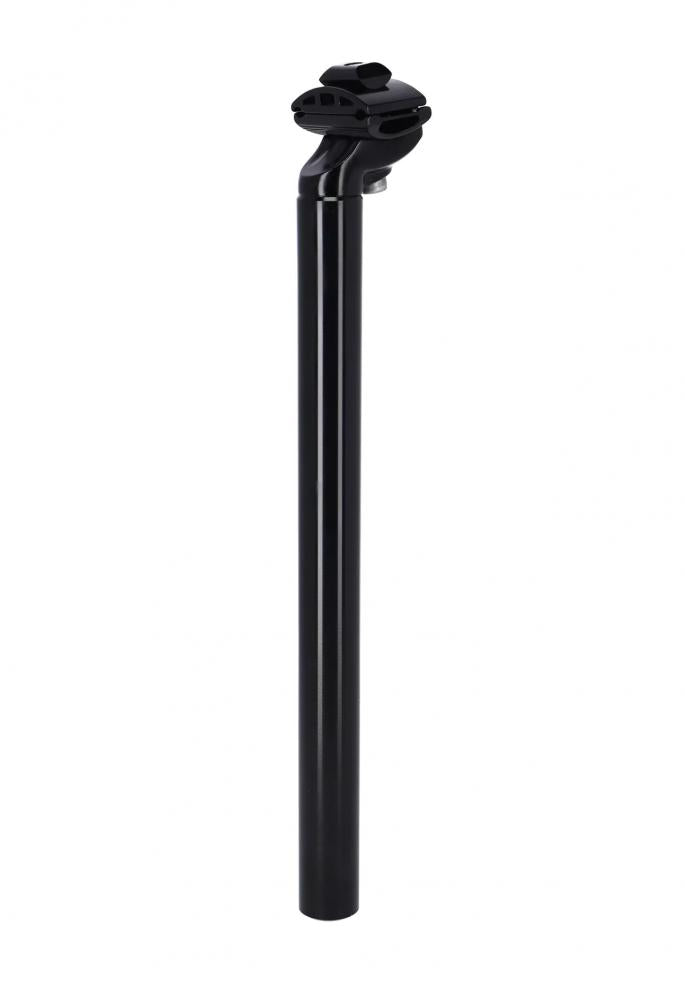 Sattelstütze Sp-r07 Schwarz, Ø25,4 Mm, Länge 350 Mm, Hochwertige Aluminiumkonstruktion, Ideal Für City- Und Trekkingräder, Langlebig Und Leicht