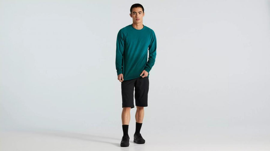 TRAIL JERSEY LS MEN TRPTL SPRAY XS - Langarm Trail-Trikot für Herren