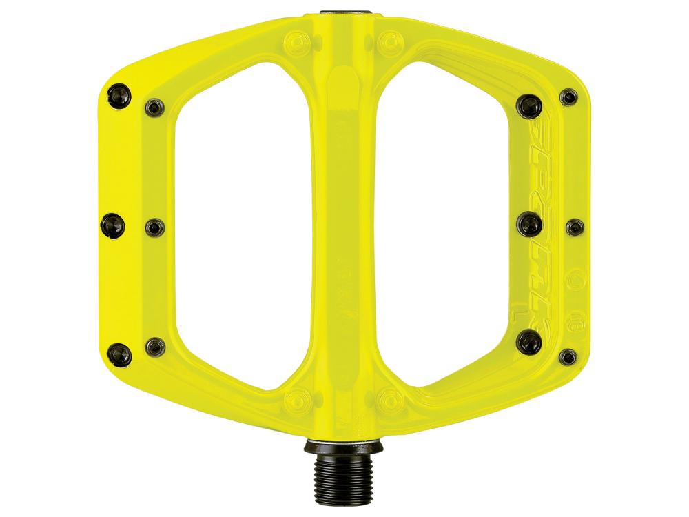 Spank Spoon DC flat pedal gelb unis