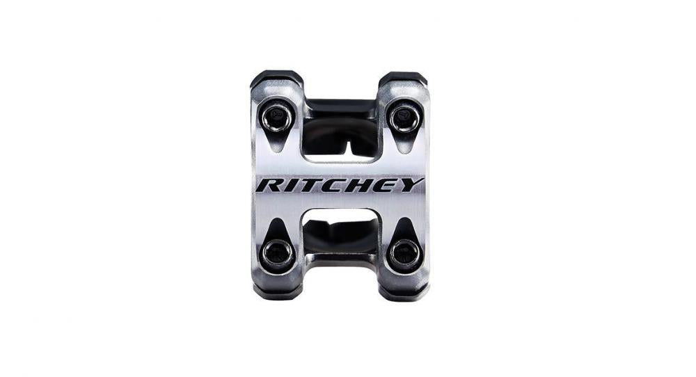 Ritchey WCS Trail Vorbaulenkerkappe 31,8mm, silber, leicht & robust für MTB.