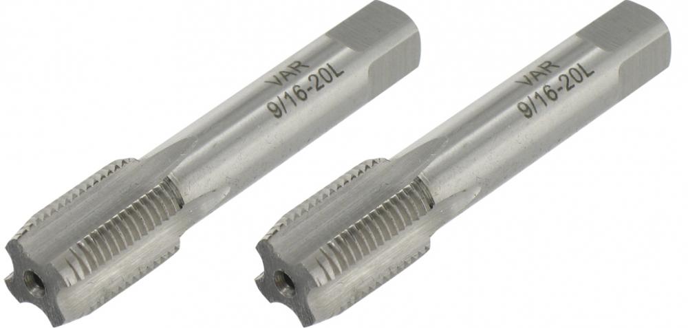 VAR Kurbelgewindebohrer-Satz PE-04100 9/16-20L zur Reparatur von Fahrrad-Kurbelgewinden.
