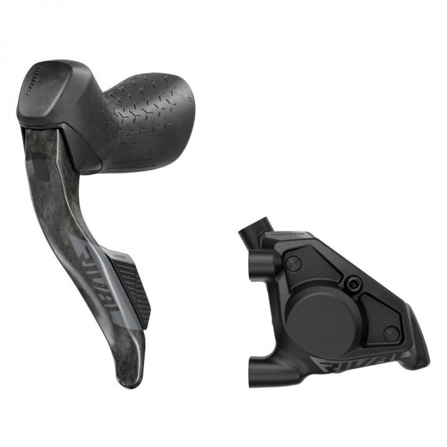 SRAM Rival AXS E1 Schalt-/Bremseinheit vorne. Kabelloses Schalten & kraftvolles Bremsen.