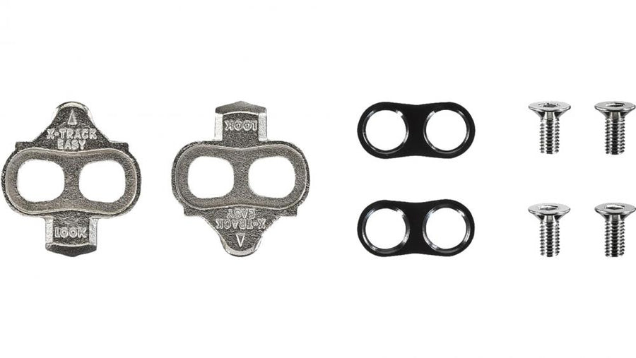 LOOK X-Track Easy Pedalplatten anthracite 6° Bewegungsfreiheit SPD MTB Ein-/Ausstieg erleichtert