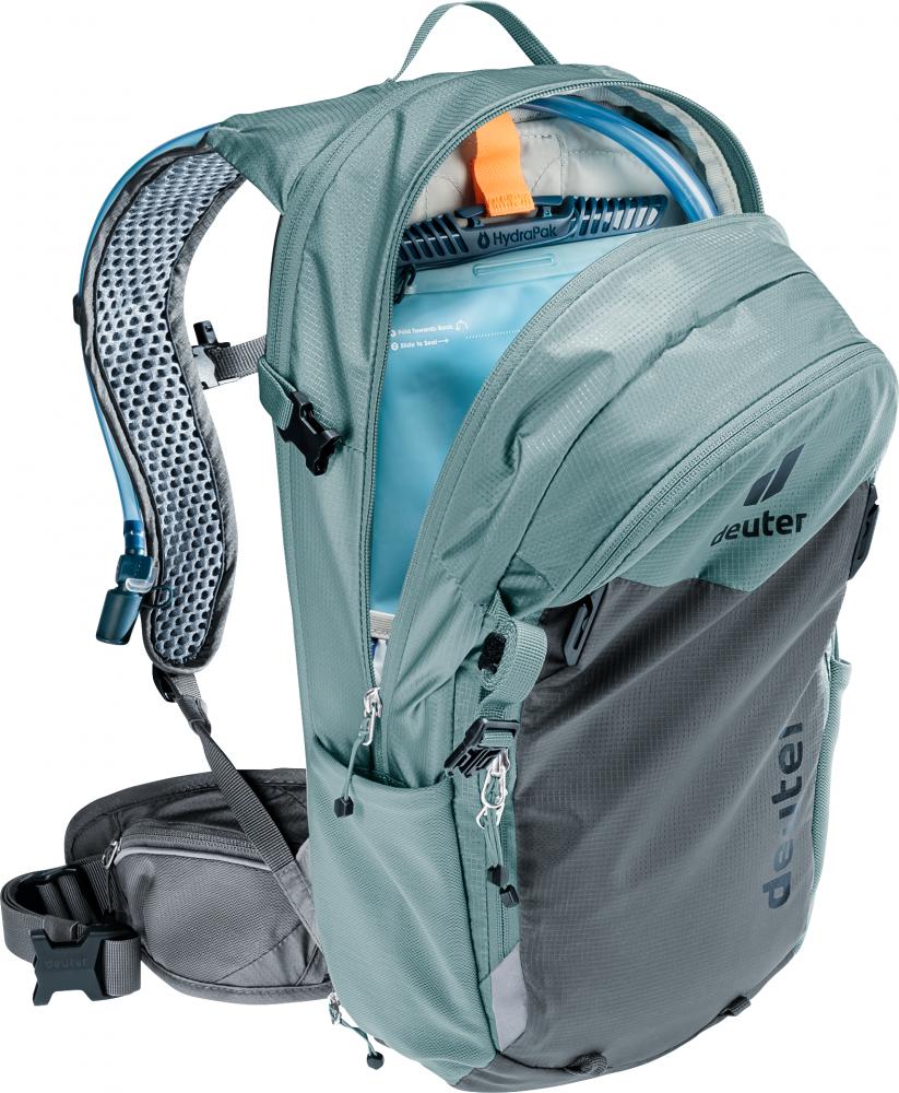 Deuter Compact 12+3 SL Fahrradrucksack 12-15 Liter - Damen MTB Rucksack mit Airstripes-Rückensystem