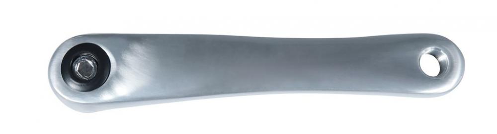 Kurbel Rock Links, 170mm Lg. Alu, Silber 4-kant