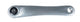 Mijnen Pieper Kurbel Rock links, 170mm lg. Alu, silber 4-kant