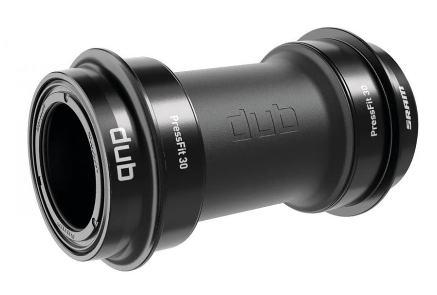 SRAM DUB PressFit 30 Innenlager 68/73mm für Fahrräder - Schwarz, für steife Kraftübertragung.
