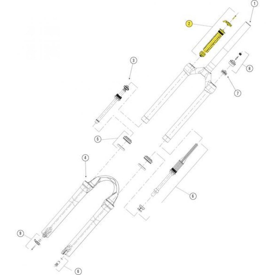 Manitou Druckstufe ABS+ für 32 mm 32 - Upgrade-Dämpfer für präzise Federgabel-Performance