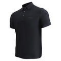CHIBA Polo Shirt Herren - Radsport, atmungsaktiv, schwarz, Größe 4XL