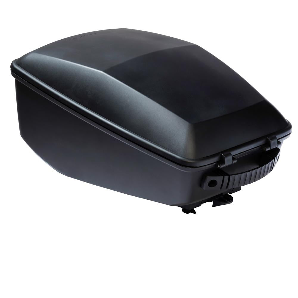Racktime Tour Box Fahrradkoffer 13,3L - 22x27x38cm - schwarz - abschließbar - mit Snapit Adapter - Tragegriff - Reflektor - ideal für …