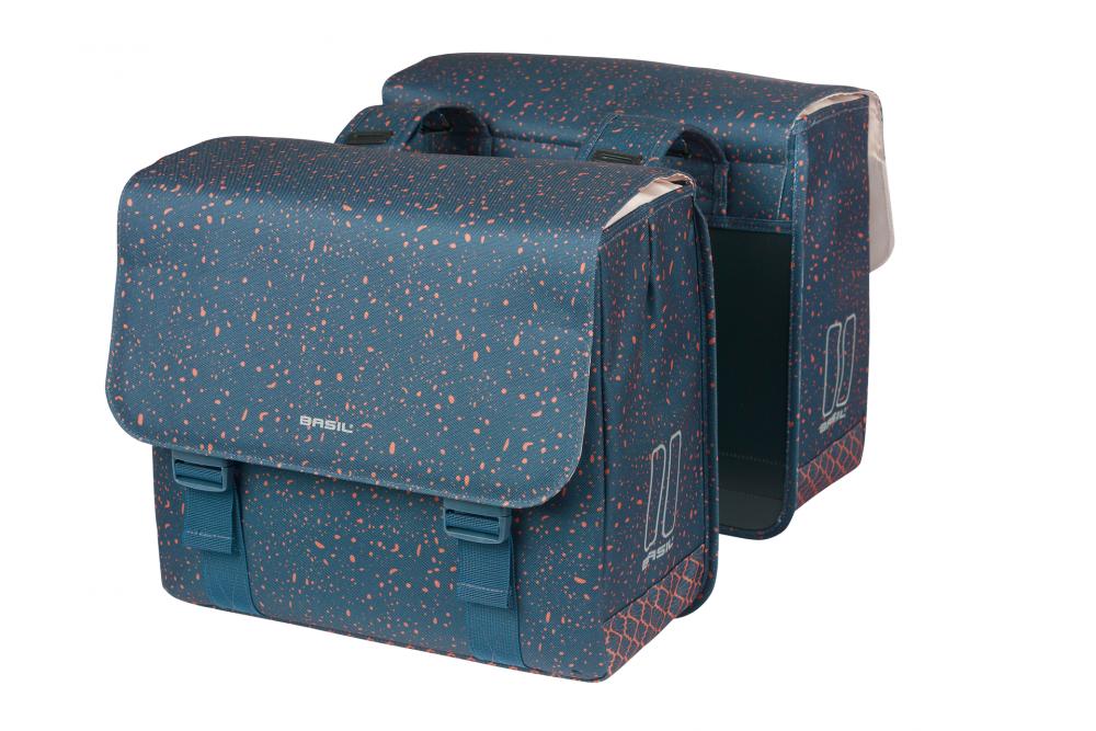 Flair Doppelpacktasche 35 Liter Wasserabweisend Mit Universal-bridge - Mik/racktime Kompatibel, Reflexion, Recyceltes Polyester