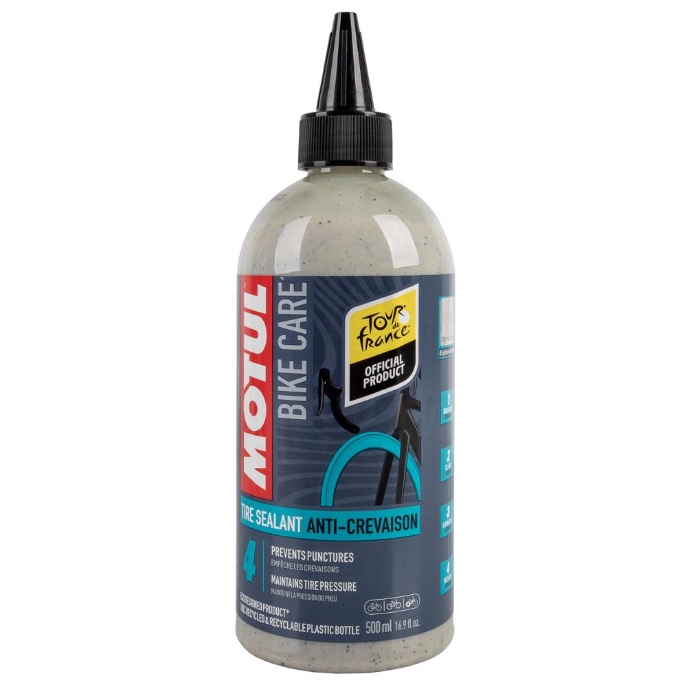 Motul Tubeless Dichtmilch 500 ml, biologisch abbaubar, Dosierflasche, Reifendichtmittel für schlauchlose Reifen