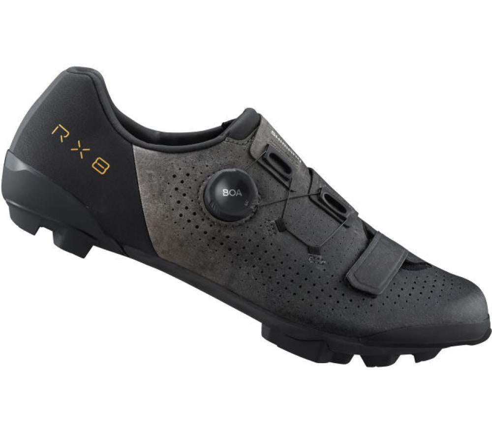 SHIMANO Fahrradschuhe RX801 - Gravel SPD, Herren/Damen, Größe 42, Schwarz