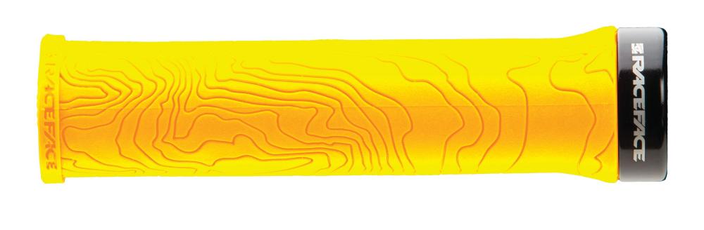 Race Face Half Nelson Single Clamp Lock-On Griff 29 mm gelb - maximaler Grip bei geringem Gewicht