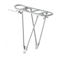 Silberner Racktime Foldit Adjustable 2.0 Gepäckträger für 24-29" Fahrräder, Snapit 2.0 kompatibel, 25kg Traglast.