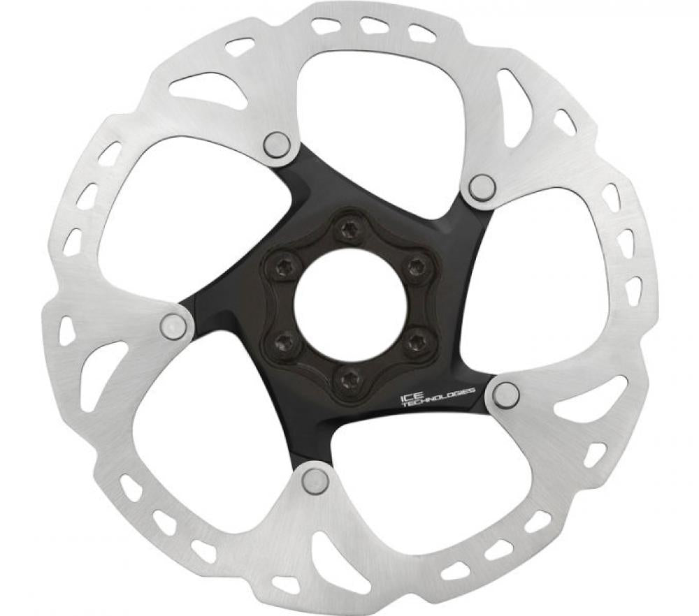 SHIMANO Bremsscheibe RT86 180 mm 6-Loch - starke Bremsleistung mit Ice Technologies