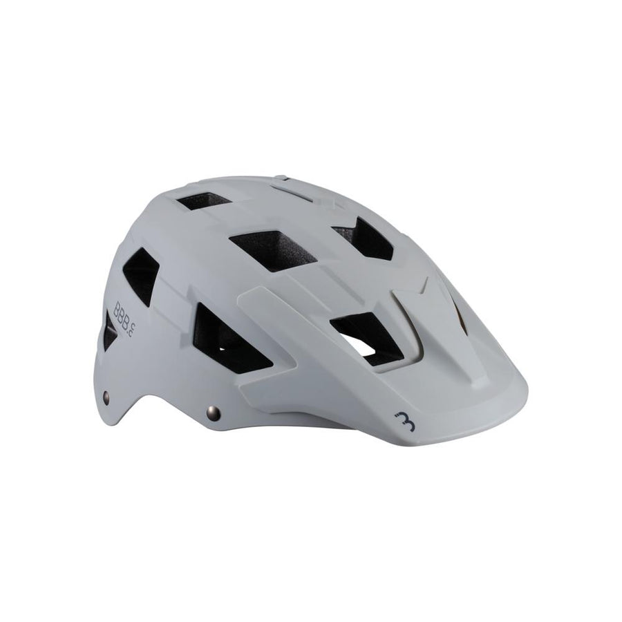 BBB Cycling BBB Helme Nanga L (58-61cm) matt grau - sicherer MTB-Helm mit starker Belüftung