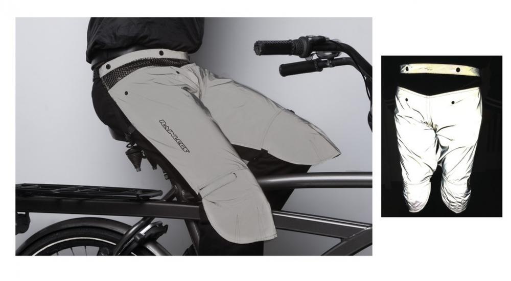 Rainlegs Beinschützer grau reflektierend Gr XL