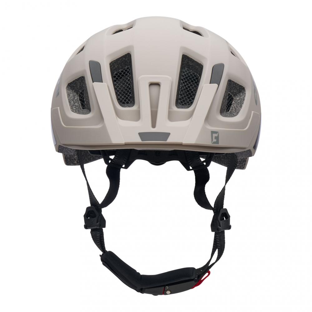Cratoni Maxster Pro Kinder-Fahrradhelm 51-56 cm Sand Matt mit Rücklicht