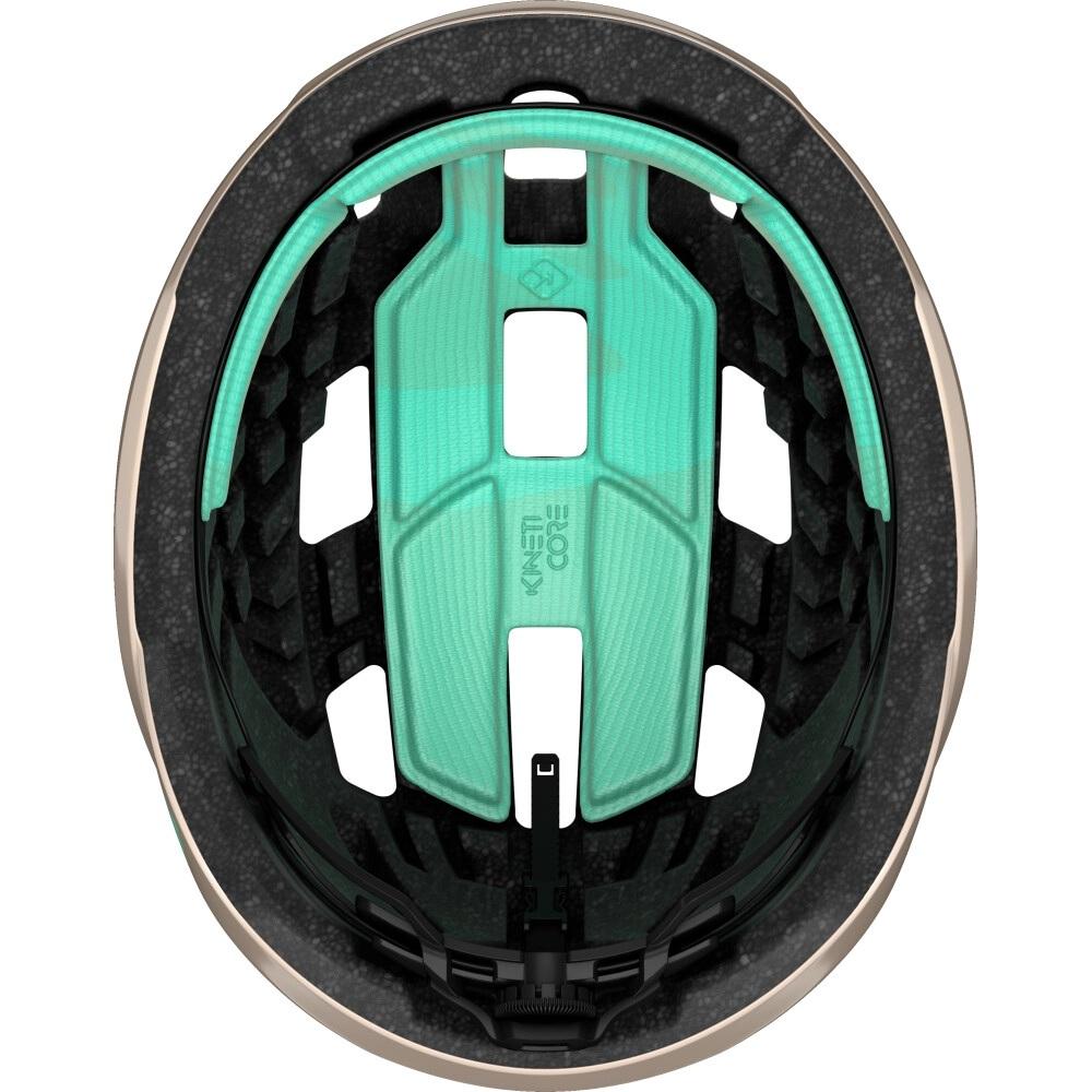 LAZER Helm Tonic KinetiCore Road Latte L (58-61 cm) - leichter, sicherer Rennradhelm