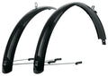 SKS Bluemels Basic Fahrrad-Schutzblech-Set, 24 60mm, schwarz glänzend, robustes Kunststoff-Design.