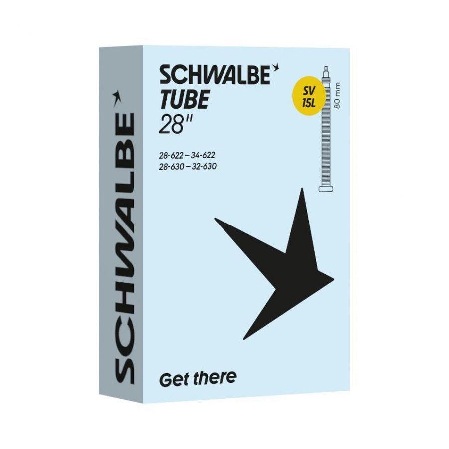 Schwalbe Schlauch Nr. 15L 28 Zoll 28-34-622 SV 80 mm