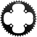 CONTEC Kettenblatt "C.Drive"n4-Arm, 9-/10-fach, 3/32", für 3-fach Kurbeln, symmetrischnSB-verpackt, inkl. Steighilfen, 44 Zähne, 104mm Lochkreis, Aluminium 5083, schwarz