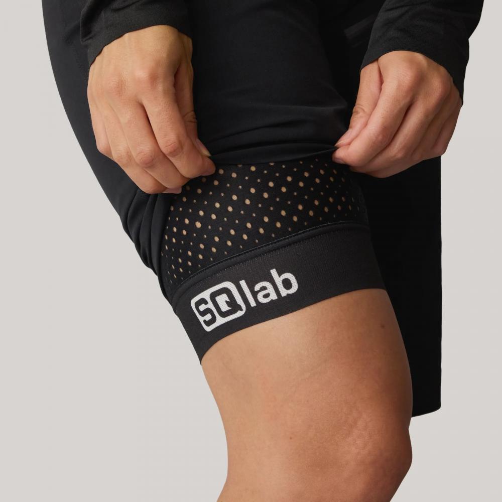 Polster SQlab SQ-Short ONE10 BLK schwarz XXL ? 8 mm dünnes - straffes SQ-Pad 10 mit TPE-Gel für aufrechte Sitzposition ideal als Unterziehhose - Mountainbike Hose - Bekleidung