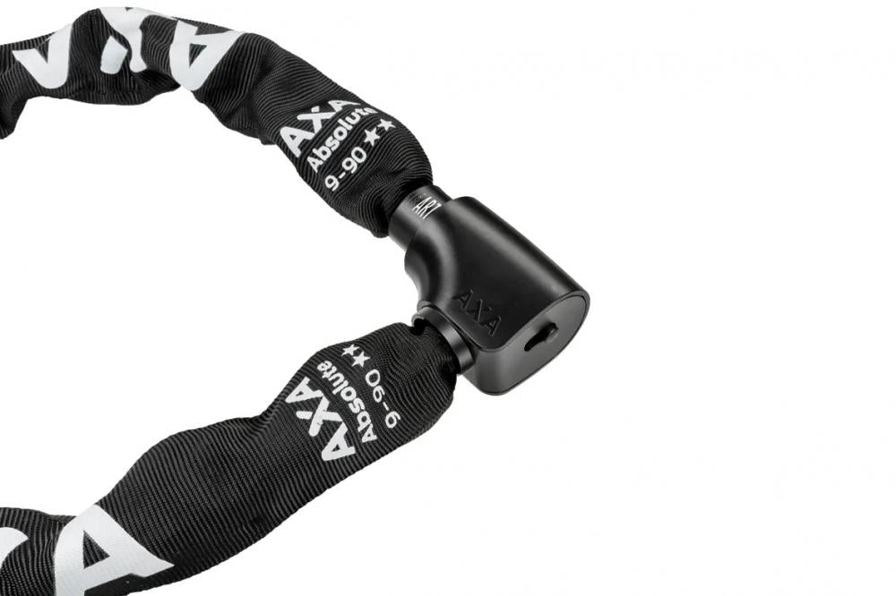AXA Absolute 9-90 Kettenschloss 90 cm - Sicherheitsstufe 14 mit Aufbohrschutz