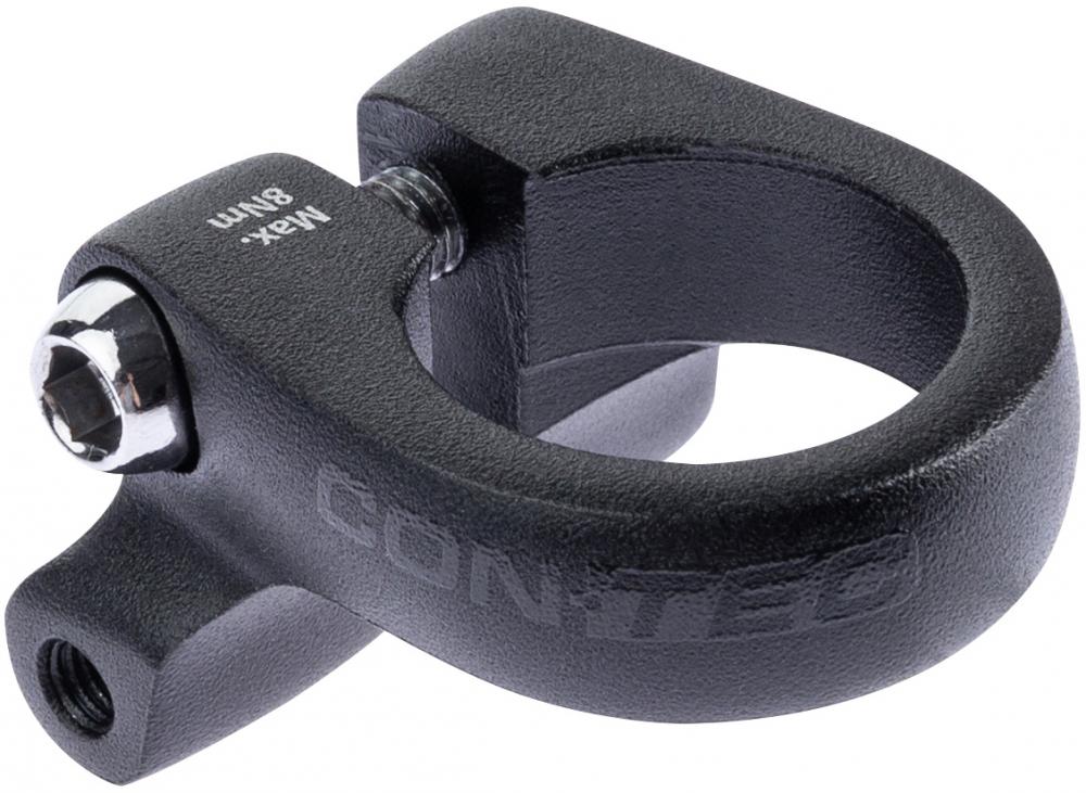 CONTEC SATTELKLEMMSCHELLE RACK SUPPORT 28,6MM SCHW
