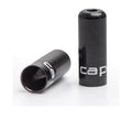 capgo OL Endkappenset Bremsaußenhülle Alu Ø 5 mm Schwarz - 10er Set