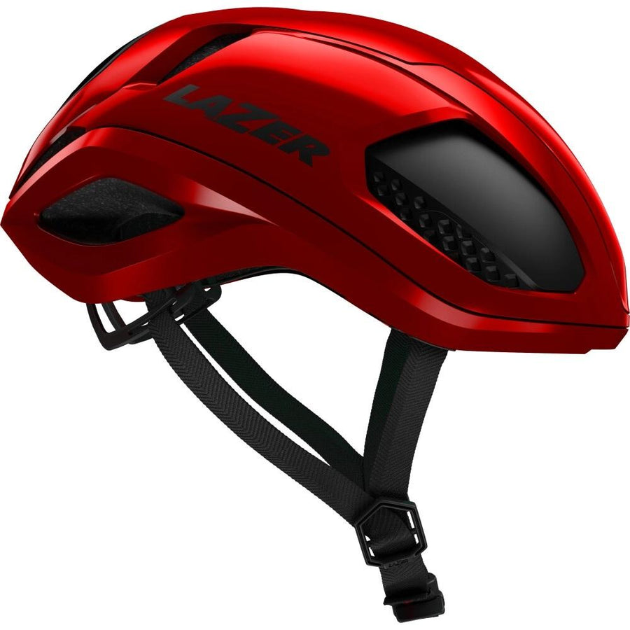 LAZER Helm Vento KinetiCore Road Metallic Red (M) - aerodynamischer Rennradhelm