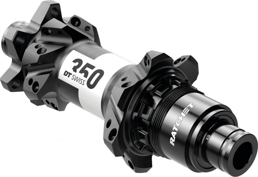 DT Swiss Nabe MTB HR 350 Straightpull 28 Loch Schwarz - zuverlässige Boost-Hinterradnabe