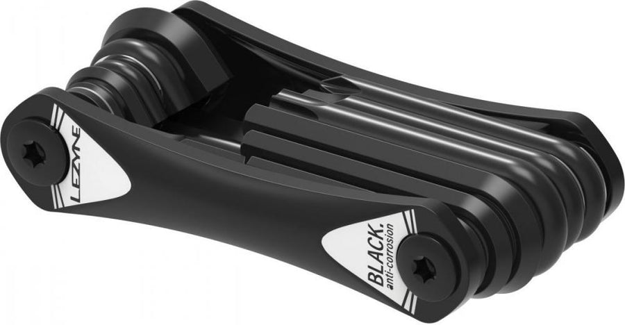 LEZYNE, Werkzeug, RAP II 13, Innensechskant (2/2,5/3/4/5/6/8), Torx (T10/T25/T30), Schraubendreher Phillips (Kreuz) / Schlitz, Tubeless-Werkzeug und Flickenbehälter