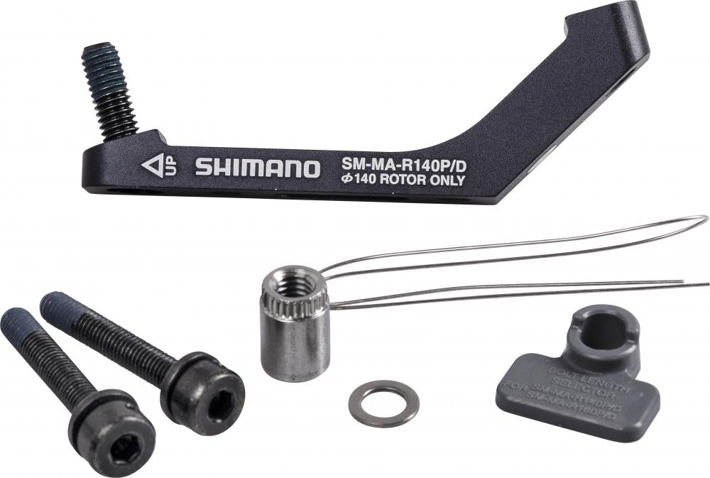 SHIMANO Scheibenbremsadapter Hinten PM FM Flat Mount Scheibenbremsadapter - 140 mm