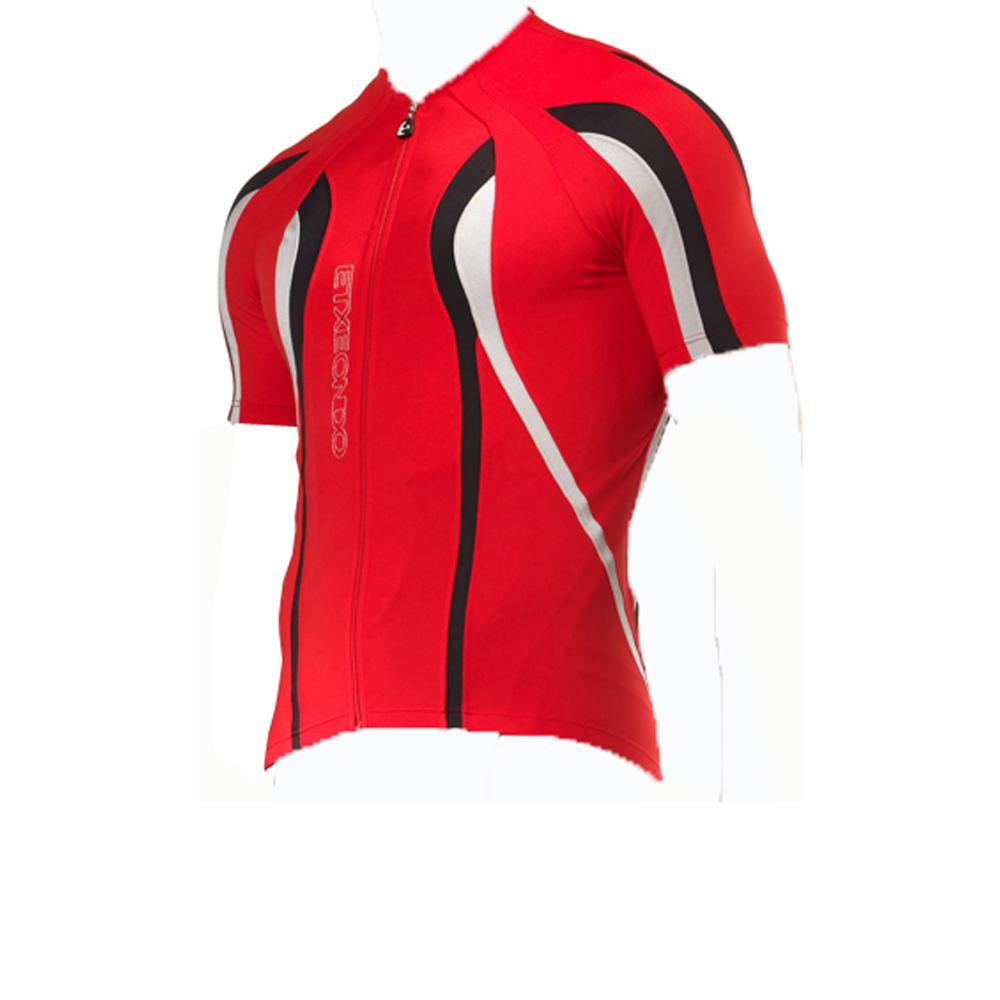 Etxeondo Herren Trikot IKUS Rot - Thermotrikot mit Frontzipper für maximale Performance