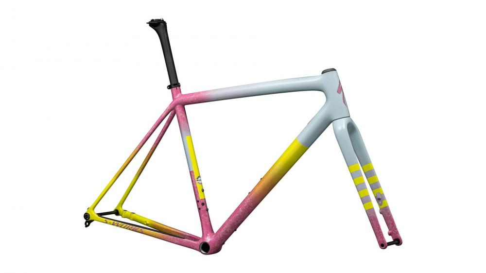 CRUX SW Rahmenset - Sea/Rebel Pink/Ion Metall - Größe 61cm - Unbekannt