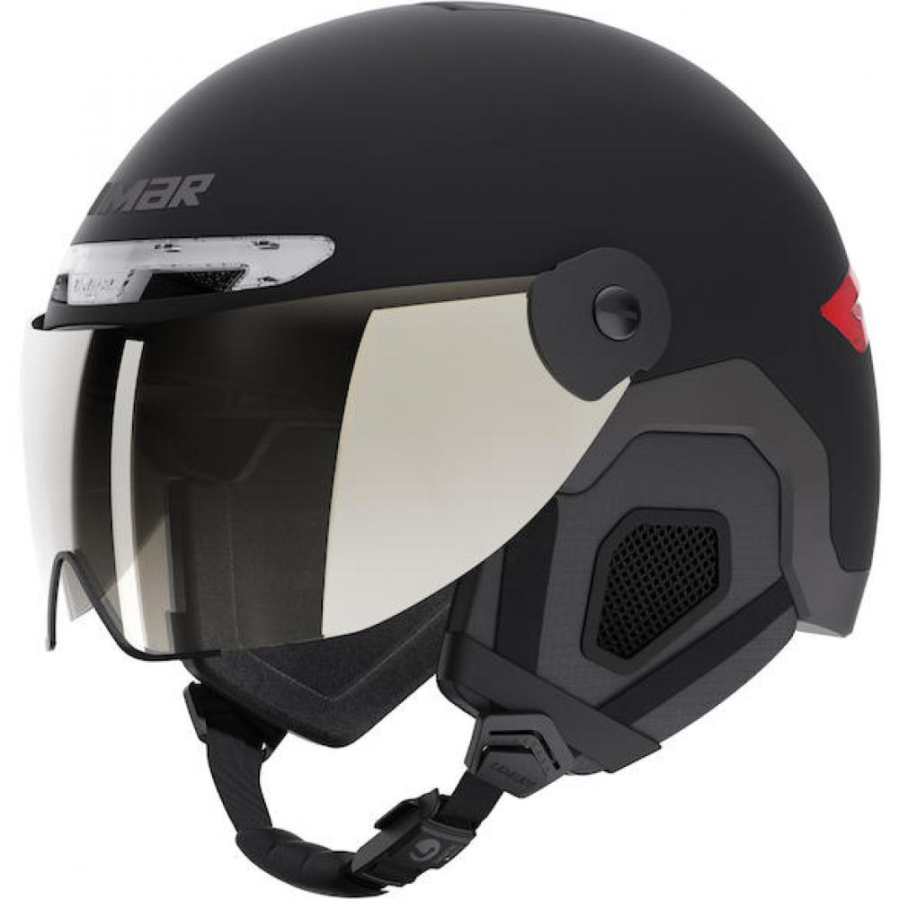 Limar Lumiere Matt Black L Schwarz - urbaner Fahrradhelm mit Licht & MIPS-Sicherheit